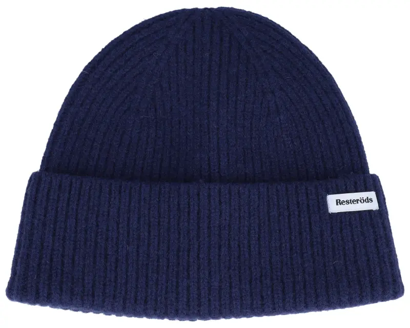 Resteröds Wool Beanie Navy Cuff online