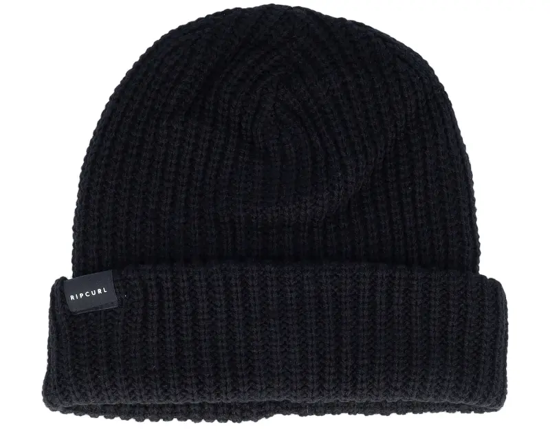 Rip Curl Impact Regular Beanie Black Cuff online