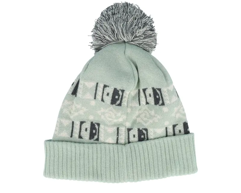 Rip Curl Jacquard Tall Beanie Sage Pom online