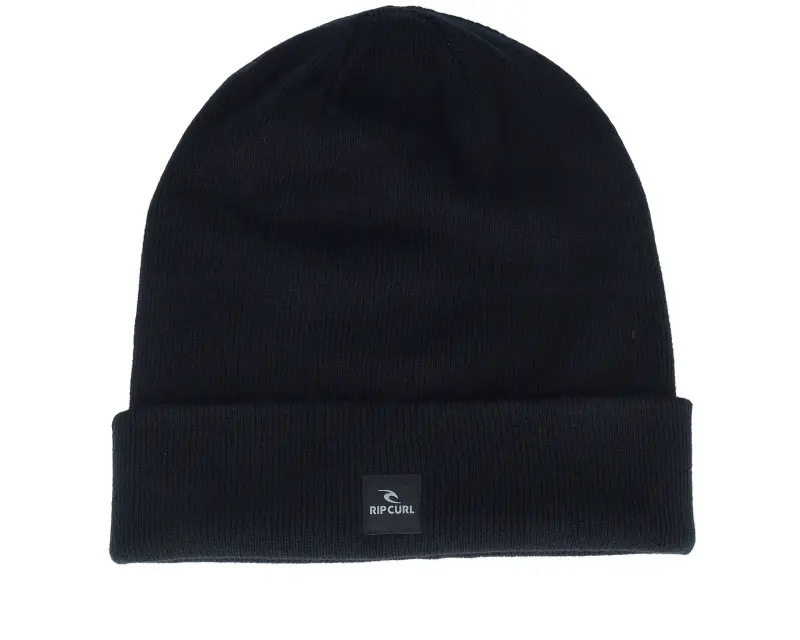 Rip Curl Primitive Tall Beanie Black Cuff online