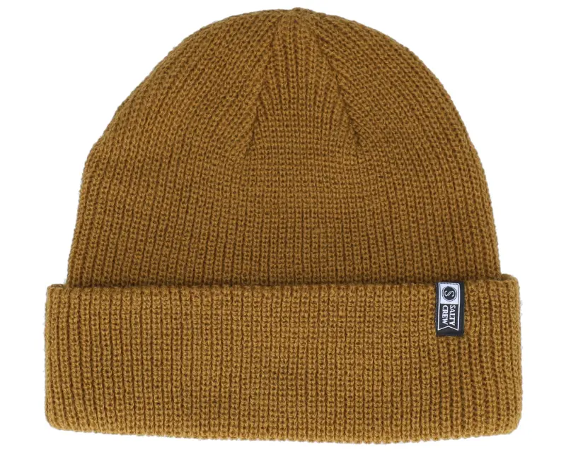 Salty Crew Alpha Beanie Bronze Brown Cuff online