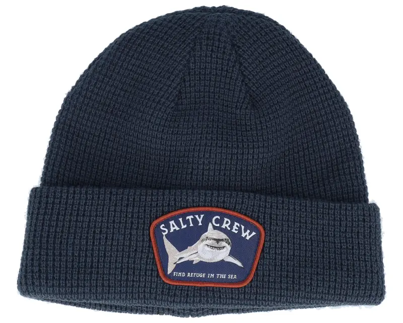 Salty Crew Coastal Beanie Dark Navy Cuff online