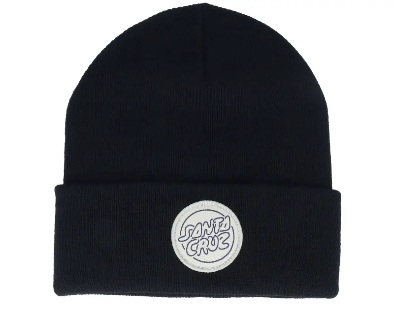 Santa Cruz Beanie Contour Bubble Dot Black Cuff online