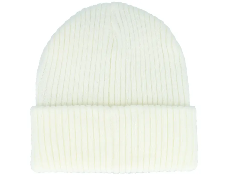 Santa Cruz Opus Dot Label Beanie Unbleached Cotton White Cuff online