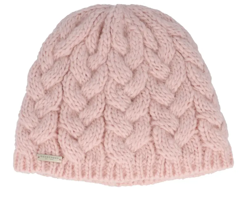 Seeberger Beautiful Cabl knit Pink Beanie online