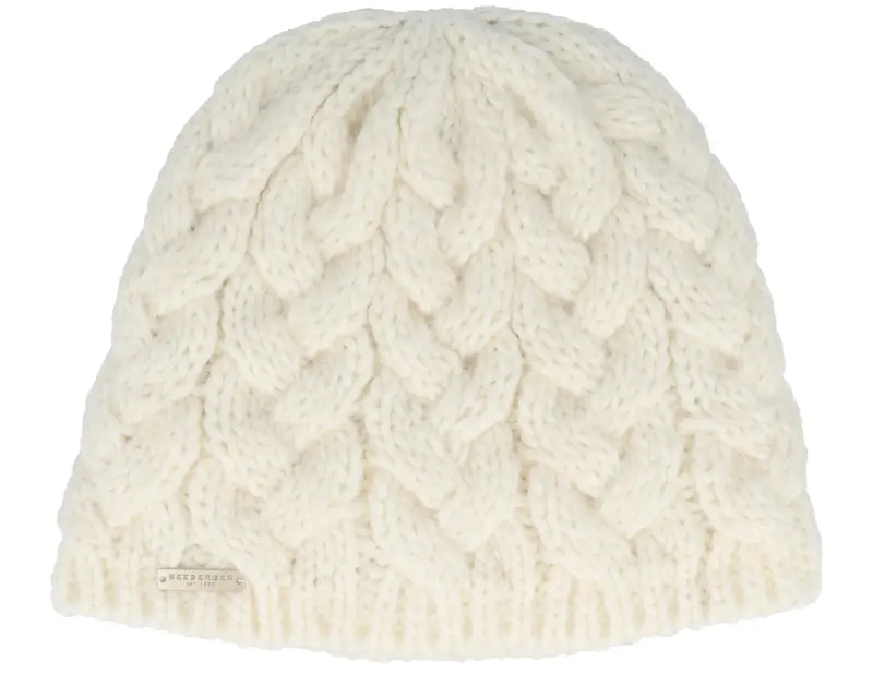Seeberger Beautiful Cabl Off White Knit Beanie online