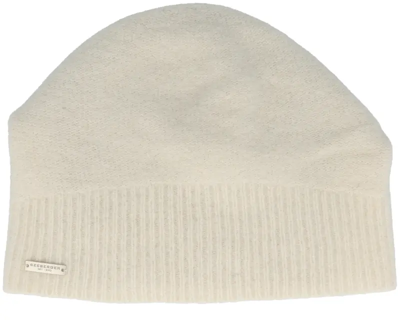 Seeberger Boiled Wool Headsock Off White Beanie online