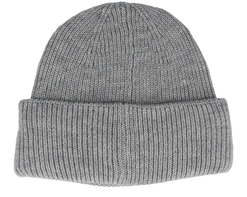 Seeberger Knit Beanie With Turn-up Smoke Gray Cuff online
