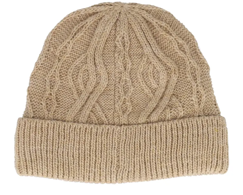 Seeberger Knitted Beanie Beige Cuff online