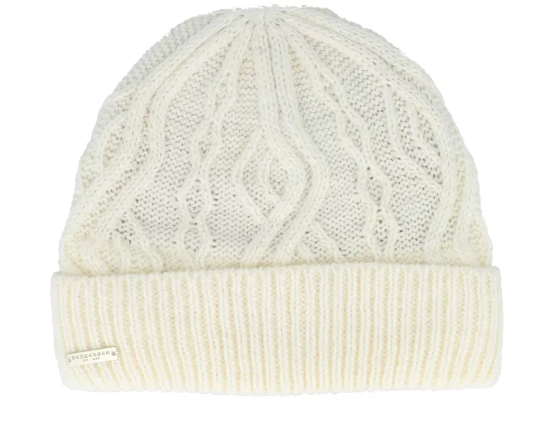 Seeberger Knitted beanie White Cuff online