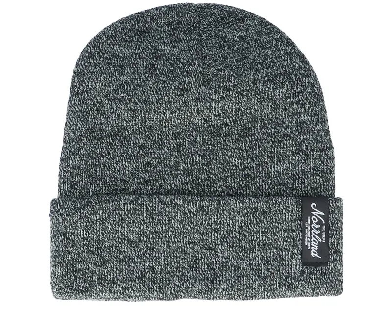 SQRTN TGN Patch Beanie Heather Black Cuff online