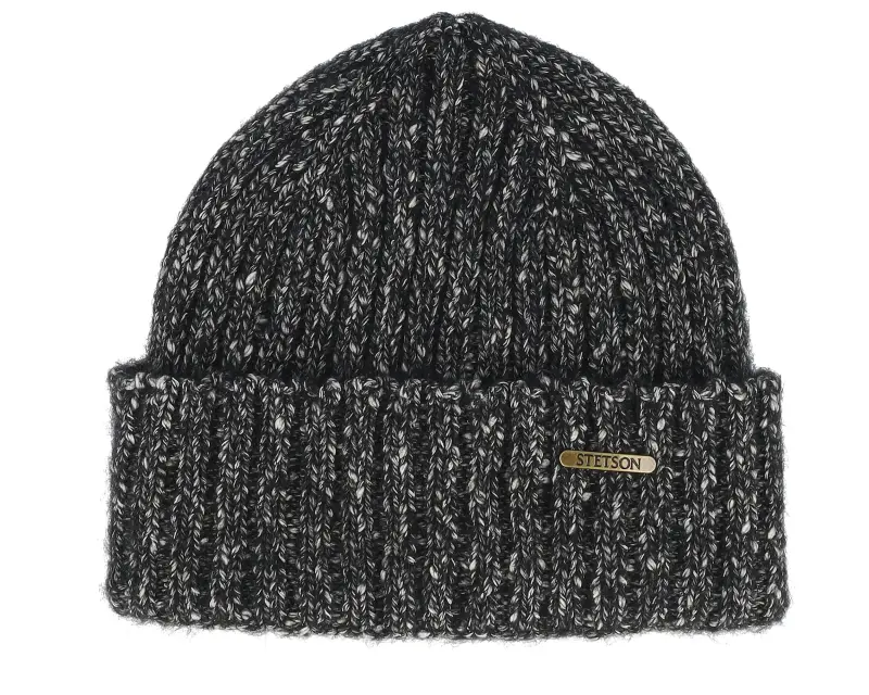 Stetson Beanie Melange Black Cuff online