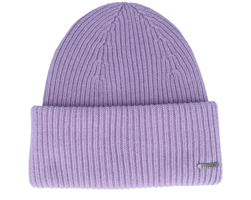 Stetson Beanie Merino Lilac Sorbet Cuff online