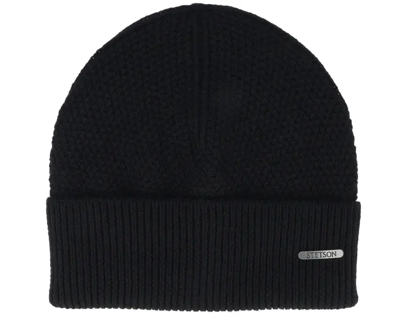 Stetson Beanie Merino Wool Black Cuff online