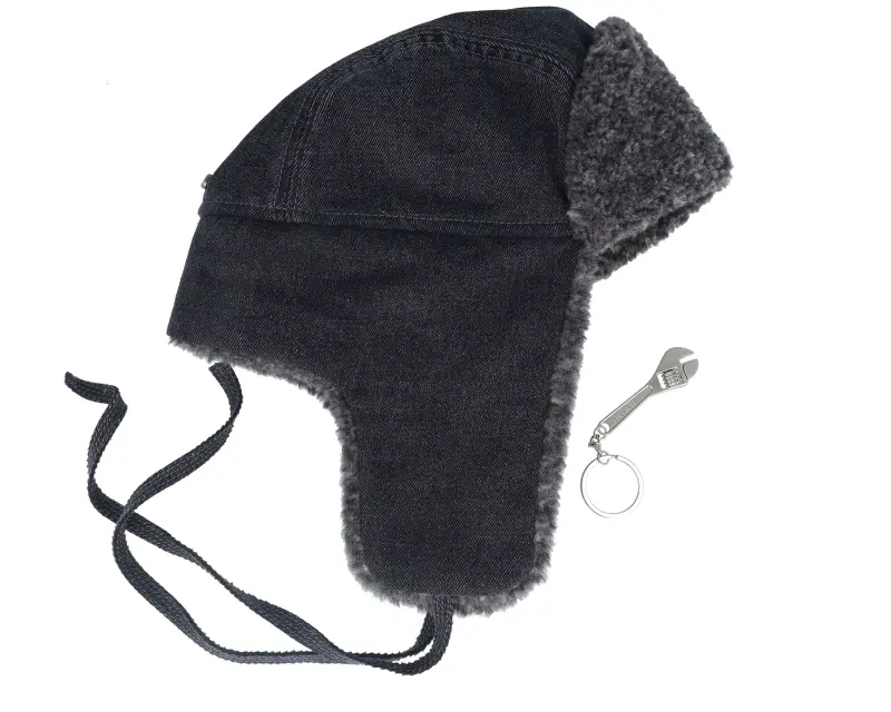 Stetson Bomber Cap Denim Garage Theme Black Denim-55/S online