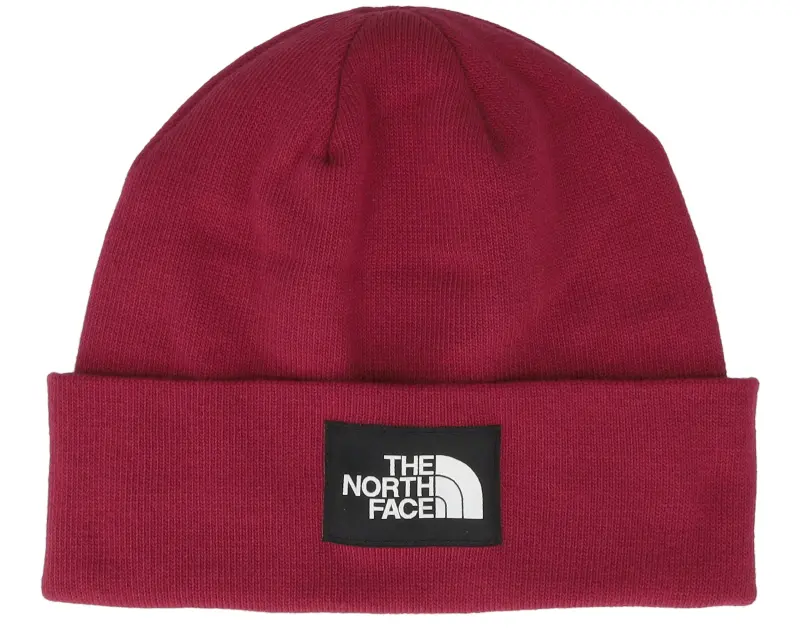 The North Face Dock Worker Recycled Beanie Red Cuff online