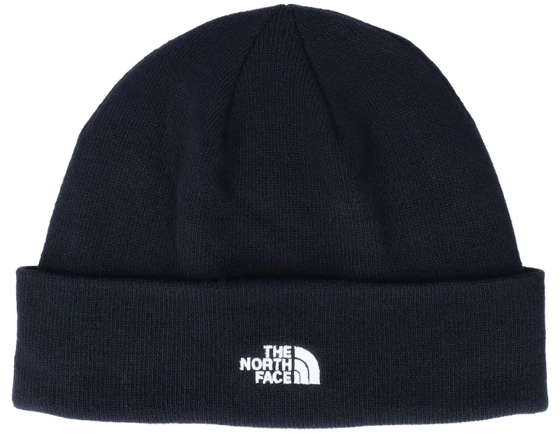 The North Face Norm Shallow Beanie Black Cuff online
