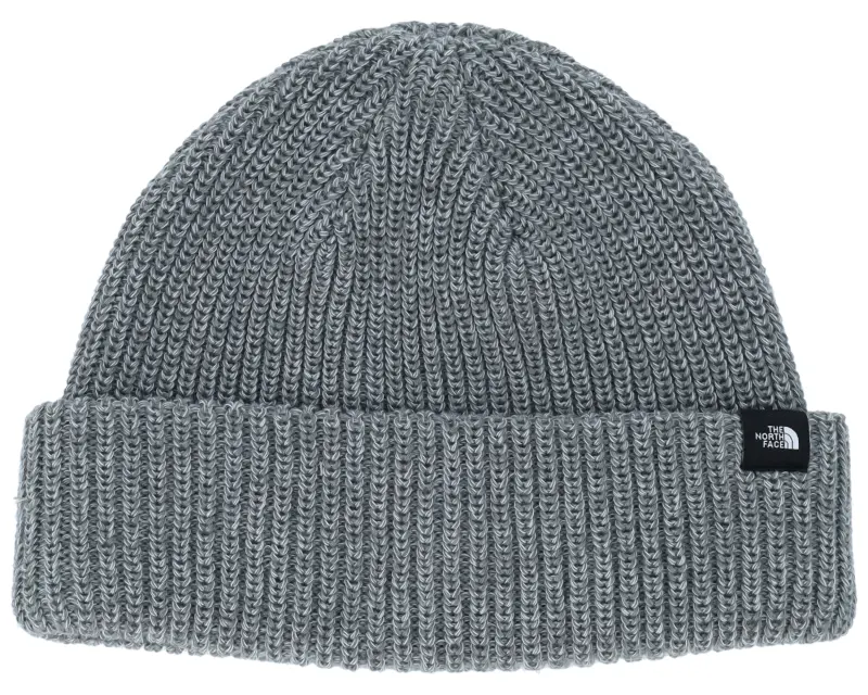 The North Face Tnf Fisherman Beanie Heather Grey Cuff online