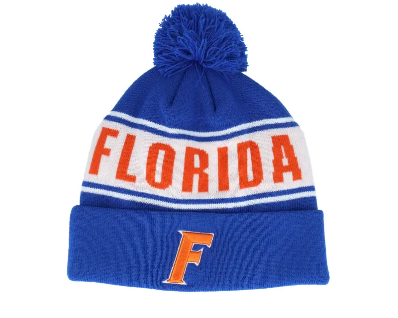 Top of the World Florida Gators Cuffed Knit Strike Royal Pom online