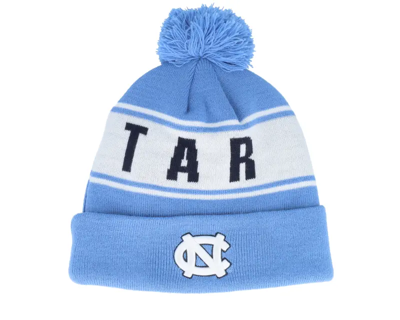 Top of the World North Carolina Tar Heels Cuffed Coastal Blue Pom online