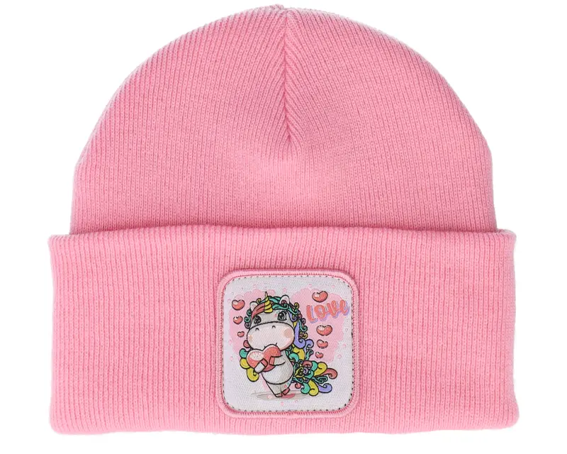 Unicorns Unicorn Love Patch Pink Beanie online