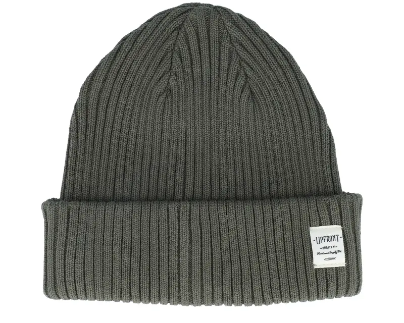 Upfront Bridge Beanie Bronze Green Cuff online