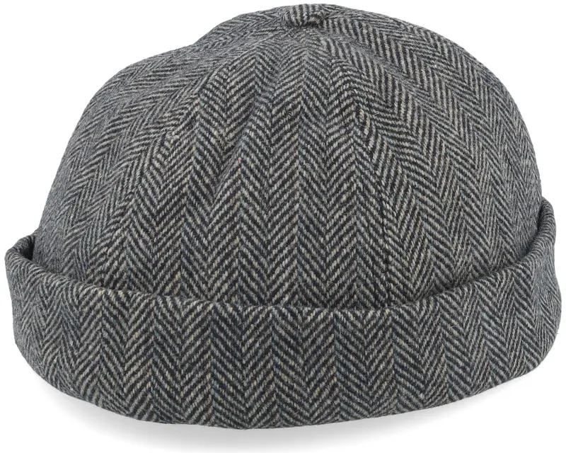 Upfront Chris Herringbone Dark Grey Docker online