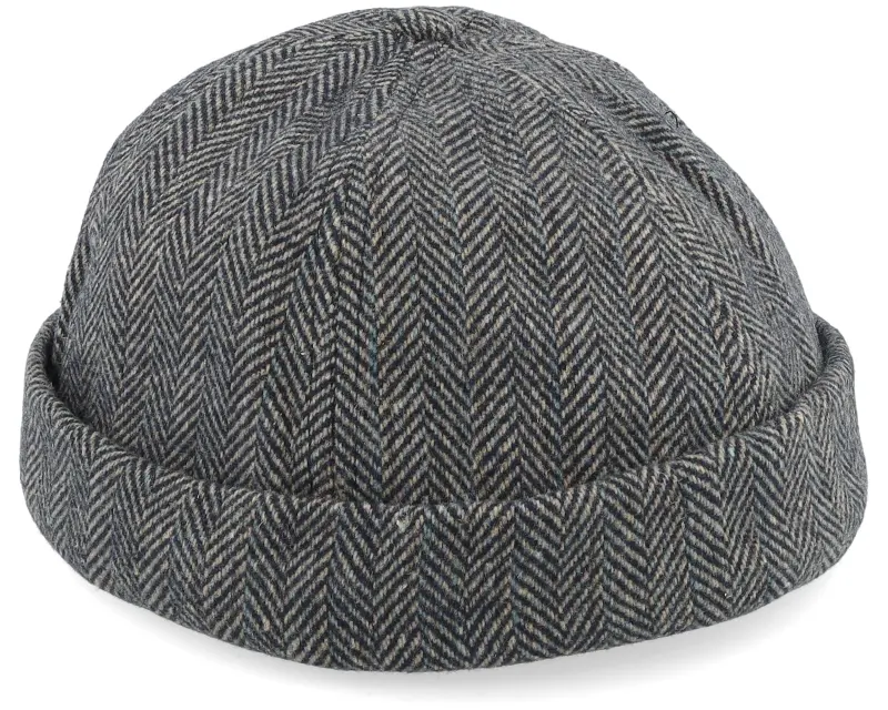 Upfront Chris Herringbone Dark Grey Docker online