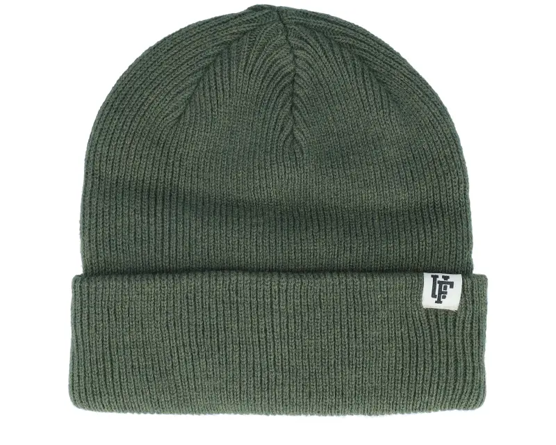 Upfront Frankie Recycled Beanie Black Forest Cuff online