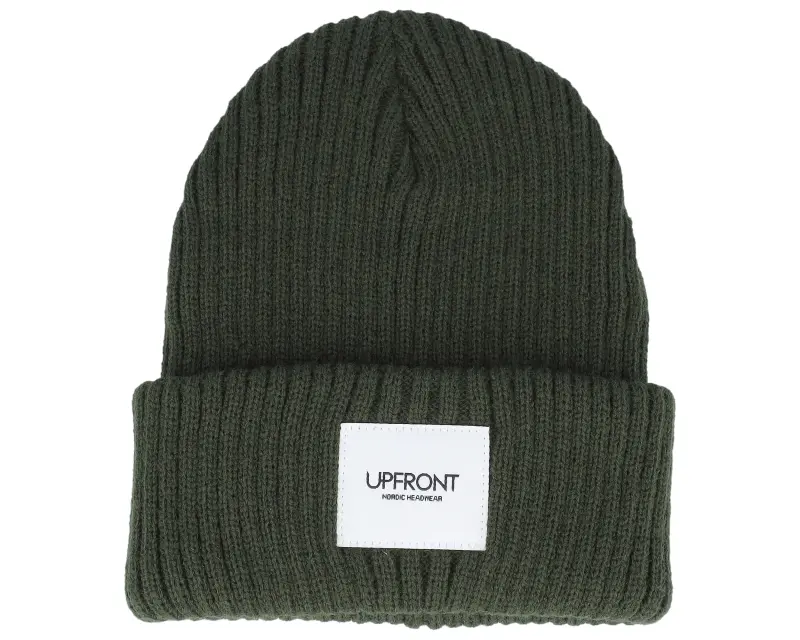Upfront Haze Fisherman Winter Beanie Army Cuff online