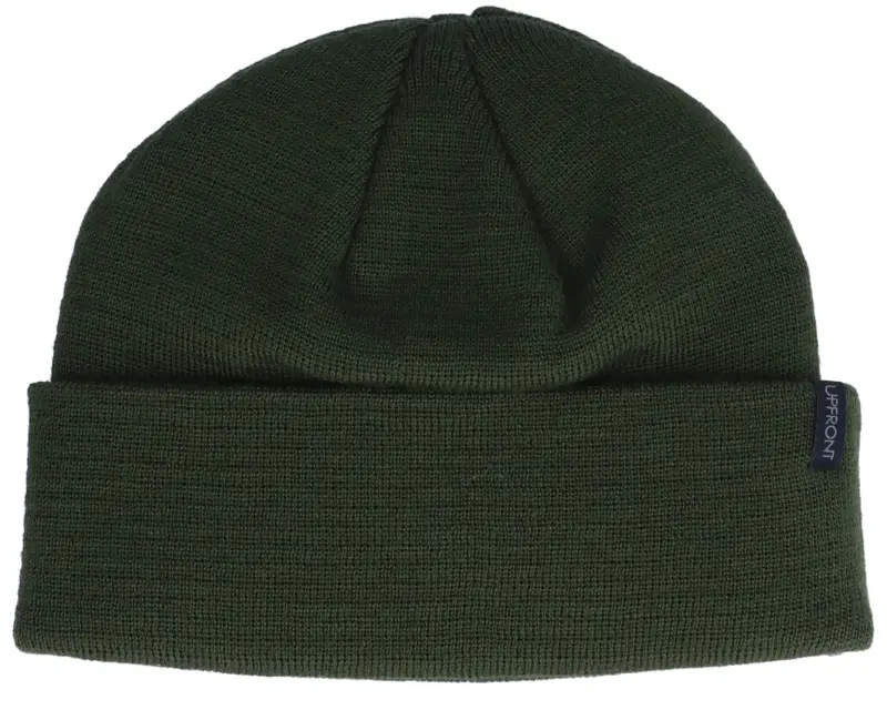 Upfront Indie Beanie Dark Green Cuff online