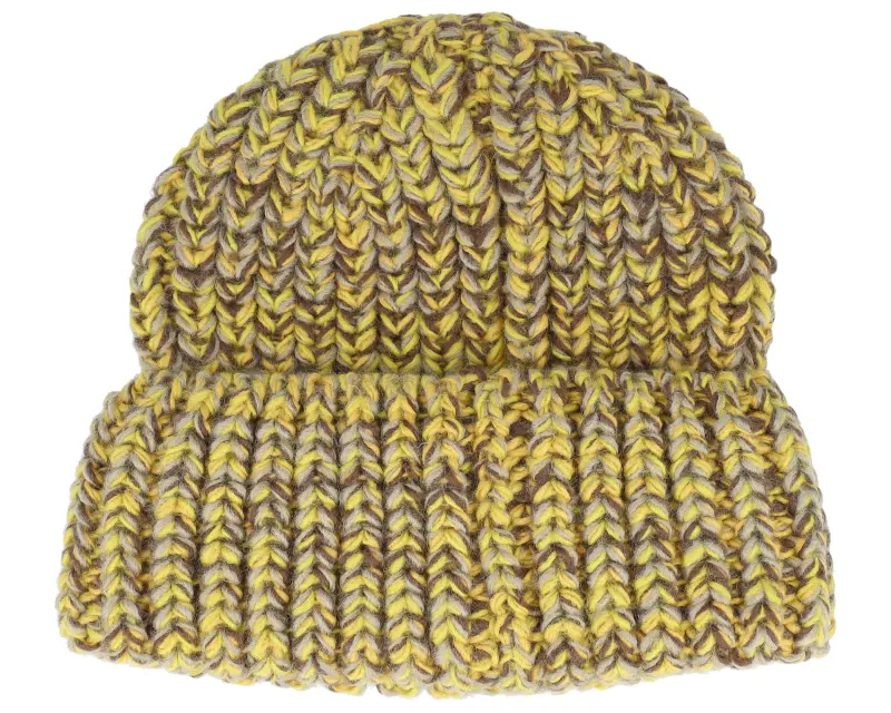 Upfront Matter Beanie Light Yellow Cuff online