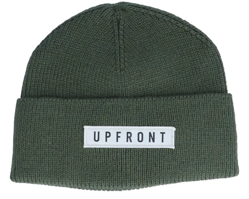 Upfront Ocean Knit Beanie Olive Cuff online
