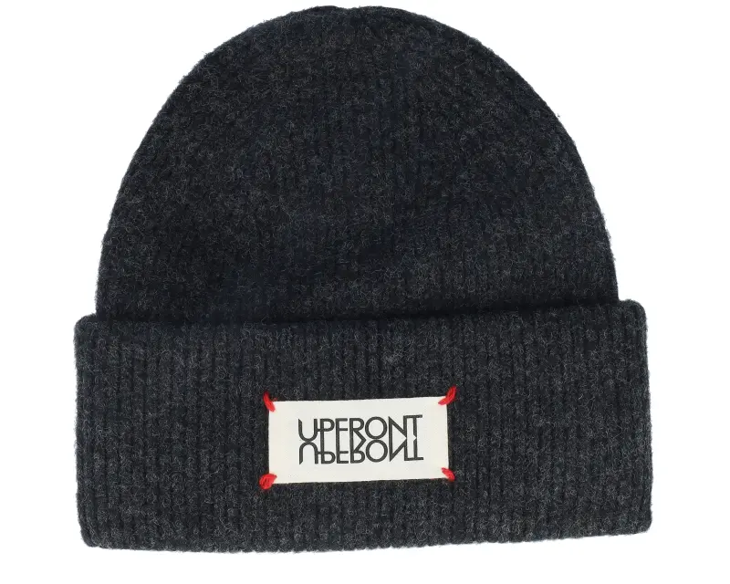 Upfront Unravel Classic Beanie Jet Black Cuff online