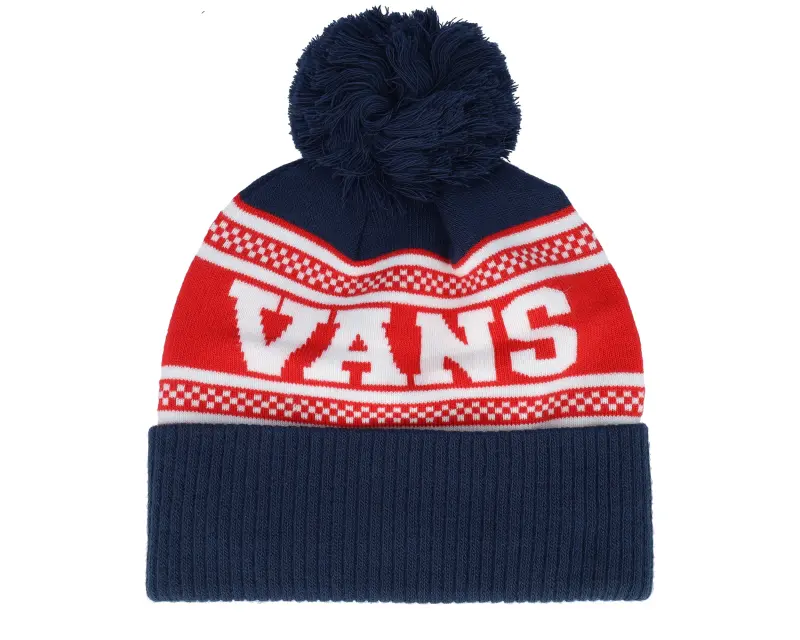 Vans Check Beanie Dress Blues Pom online