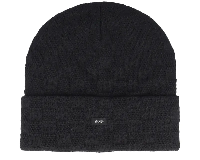 Vans Check Tall Beanie Black Cuff online