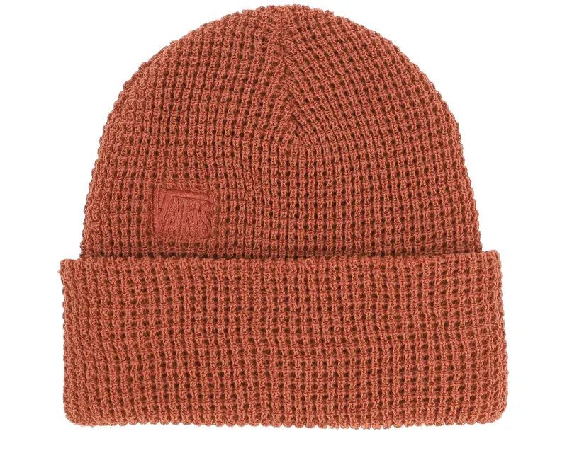 Vans Mte Olmstead Waffle Beanie Brick Red Cuff online