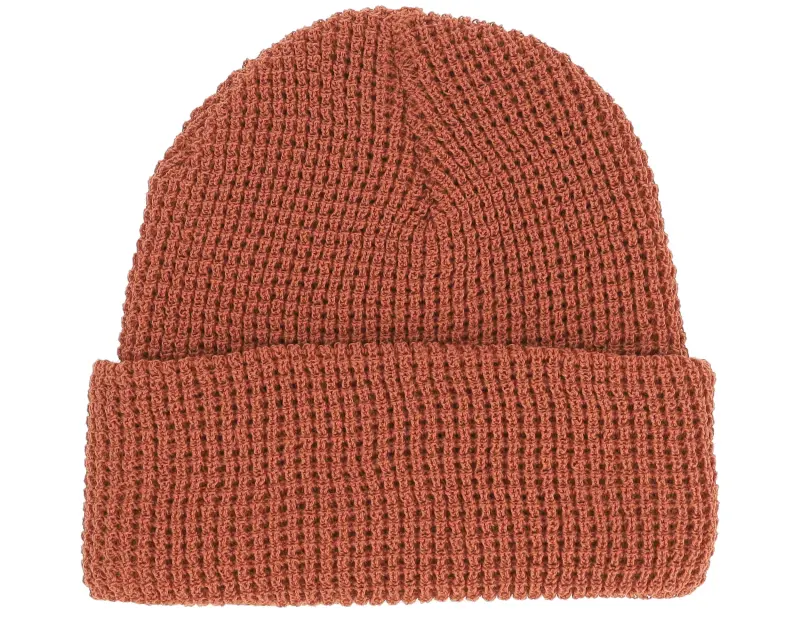Vans Mte Olmstead Waffle Beanie Brick Red Cuff online