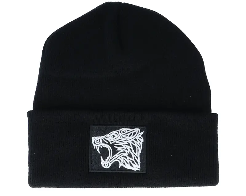 Vikings Viking Wolf Black Patch Black Beanie online