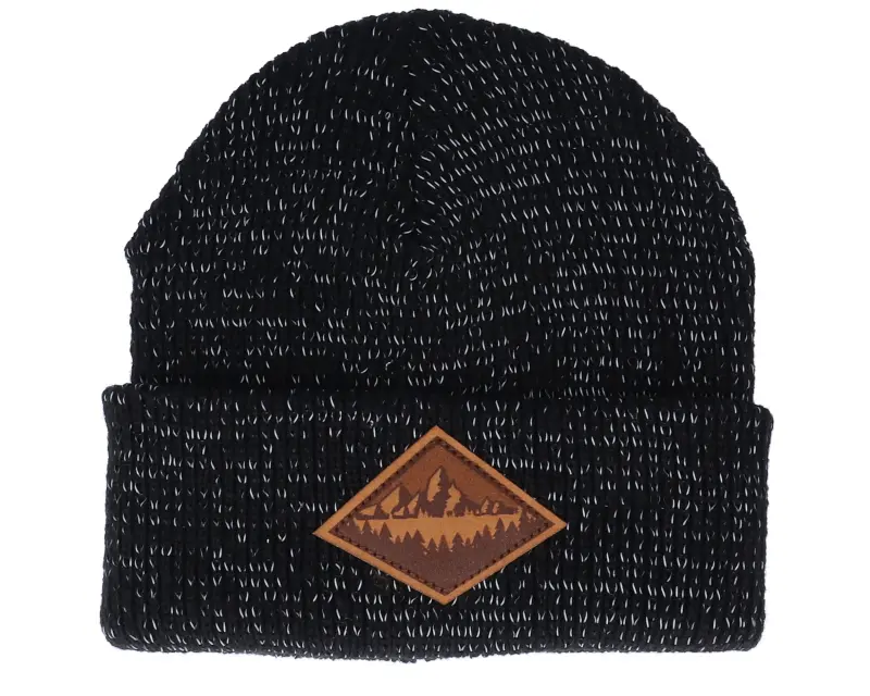 Wild Spirit Fir Mountain Patch Brown/Reflective Black Beanie online