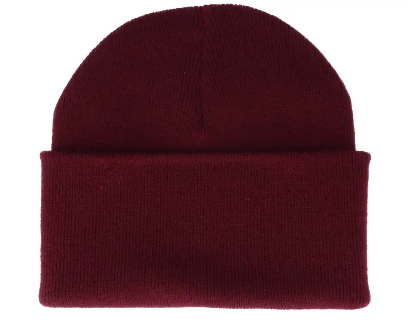 Wild Spirit Mountain Shape Patch Burgundy/Beige Beanie online