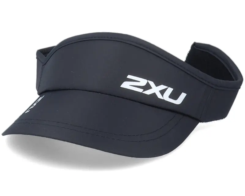 2XU Run Black/Black Visor online
