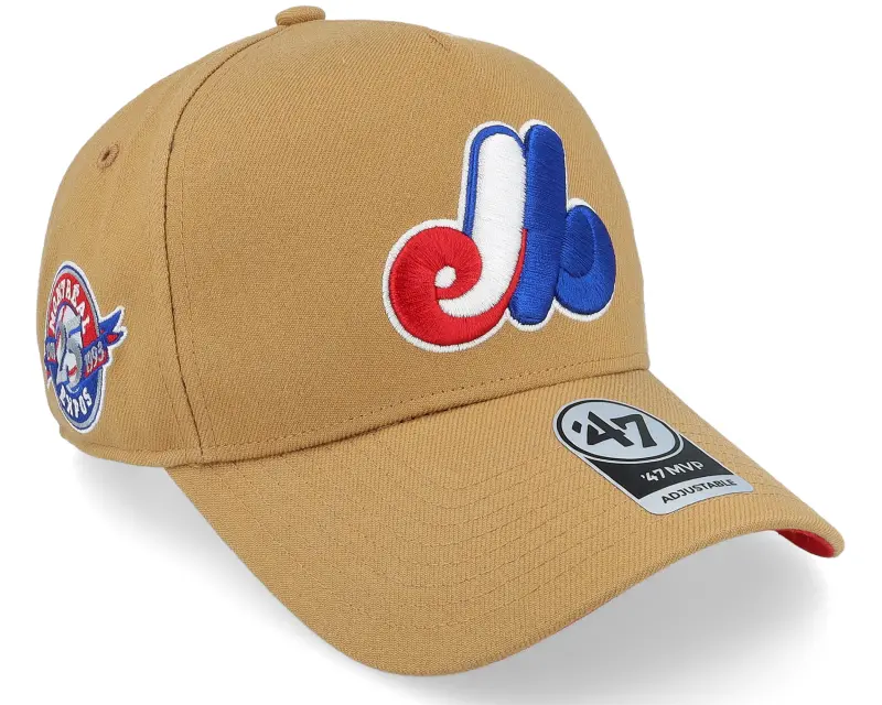47 Brand Hatstore Exclusive x Montreal Expos Camel A-Frame Adjustable online