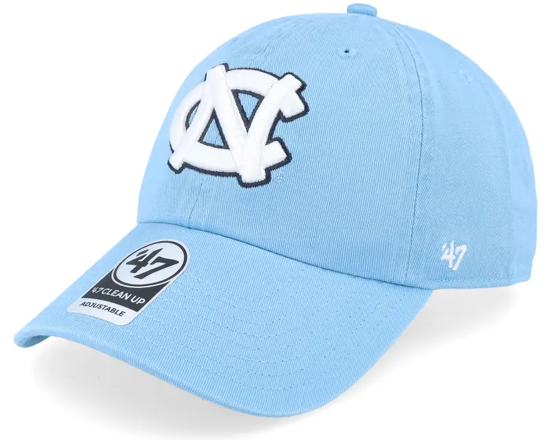 47 Brand North Carolina Tar Heels Clean Up Columbia Blue Dad Cap online