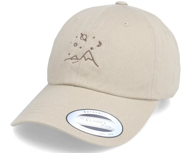 Abducted Mountain Space Gazing Beige Dad Cap online