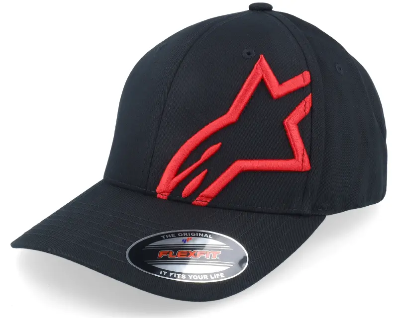 Alpinestars Corp 2 Curved Brim Black/Red Flexfit online