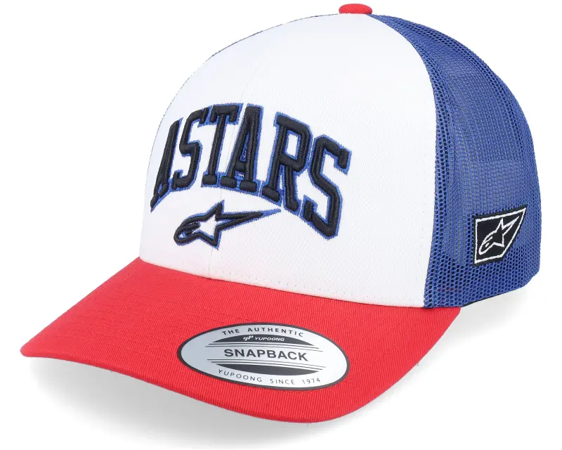 Alpinestars Dunker Hat White/Red/Blue Trucker online