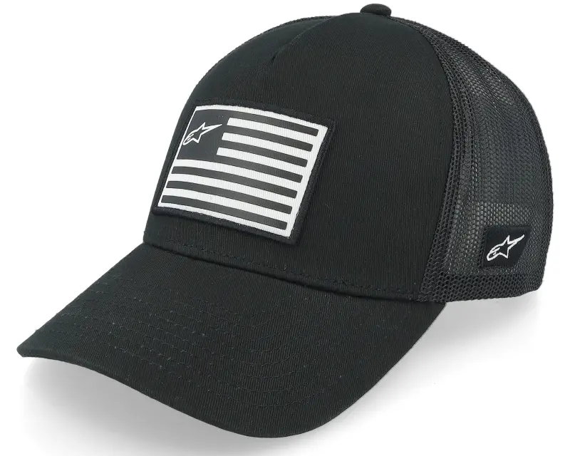 Alpinestars Flag Hat Black/Black Trucker online