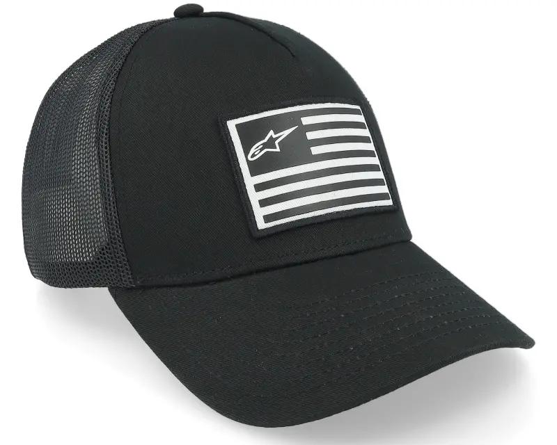 Alpinestars Flag Hat Black/Black Trucker online