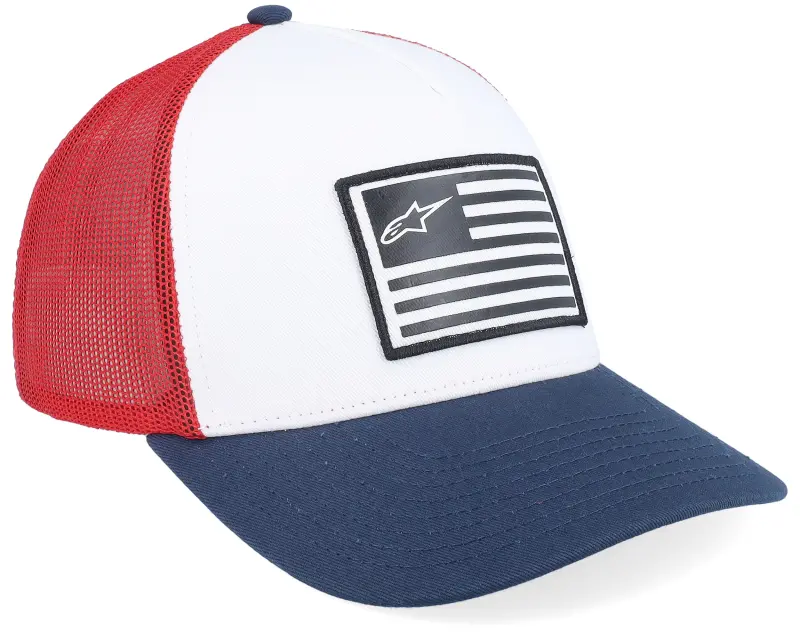 Alpinestars Flag Hat Wht/Navy/Red Trucker online